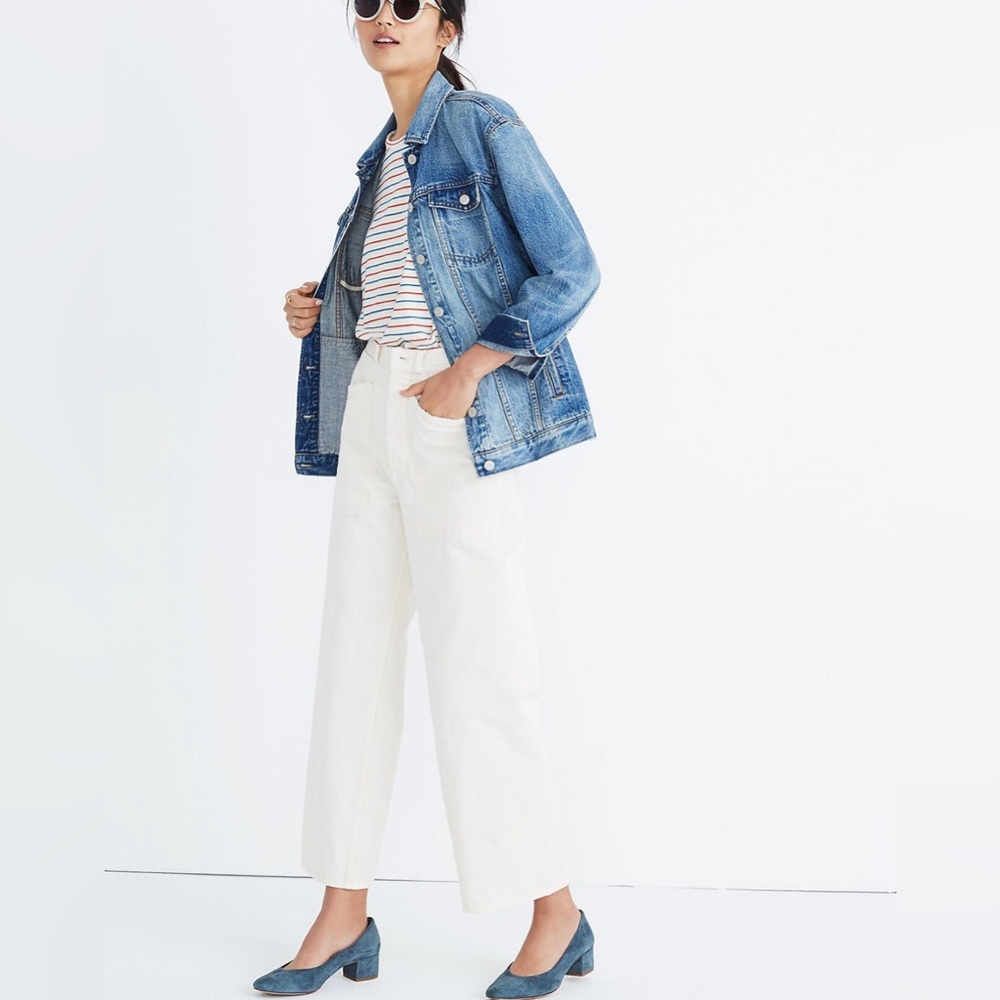 Madewell Oversized Jean Jacket, Capstone Wash, Small
